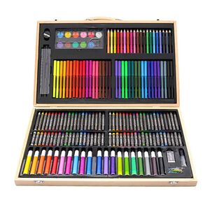 Set Arte Y Dibujo 180 Piezas Maletín De Pintura Lápices
