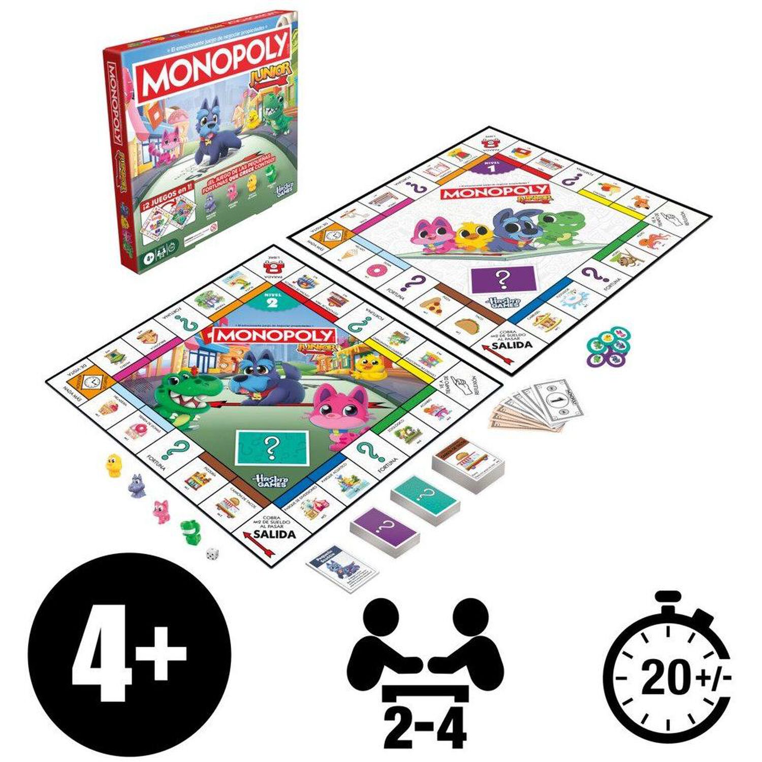 Juego De Mesa Monopoly Junior Edici&oacute;n 2026 image number 6.0