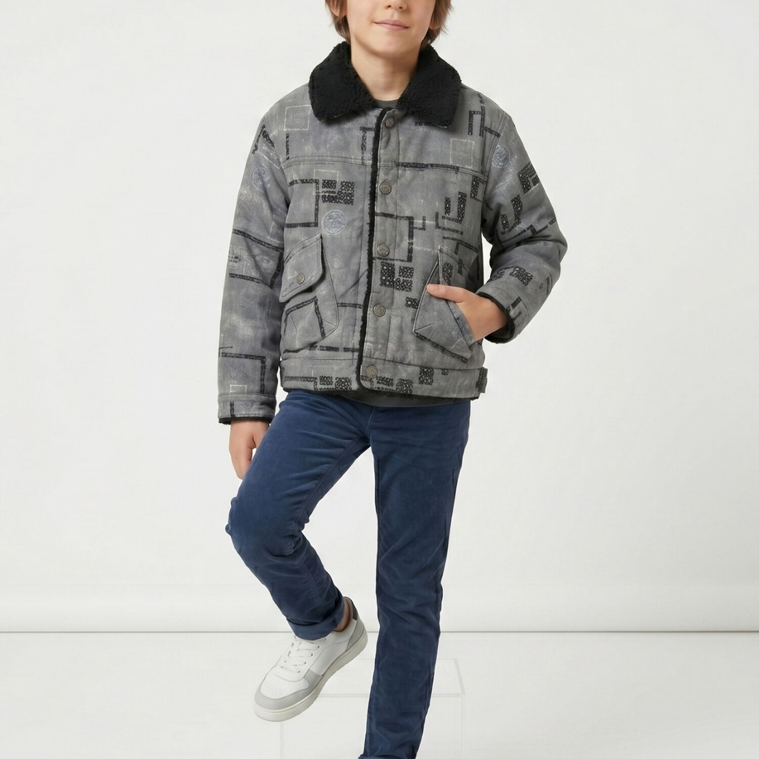 Chaqueta Invierno Ni&ntilde;o Forrada Chiporro Abrigo T&eacute;rmico image number 1.0
