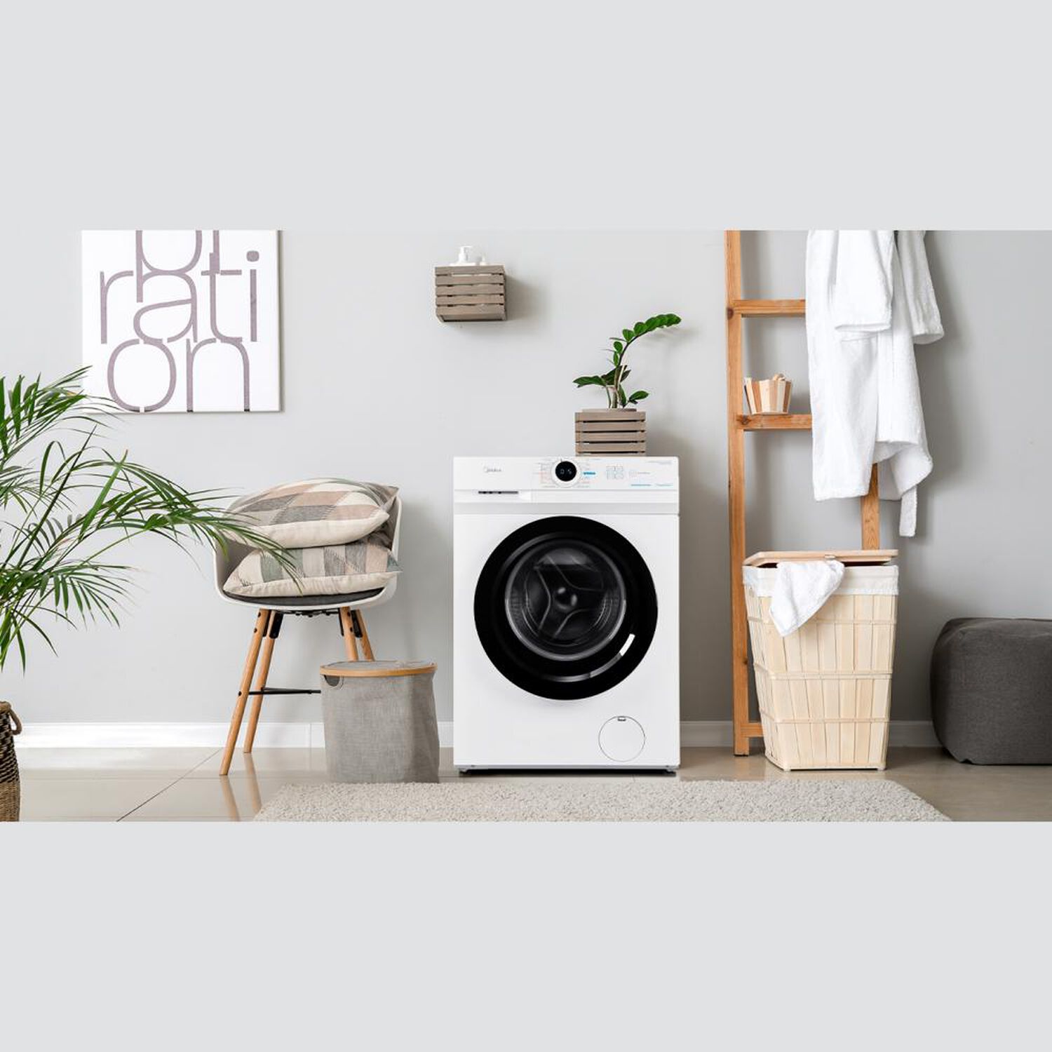 Lavadora Secadora Midea MF100D110B/W / 11 Kg / 8 Kg image number 8.0