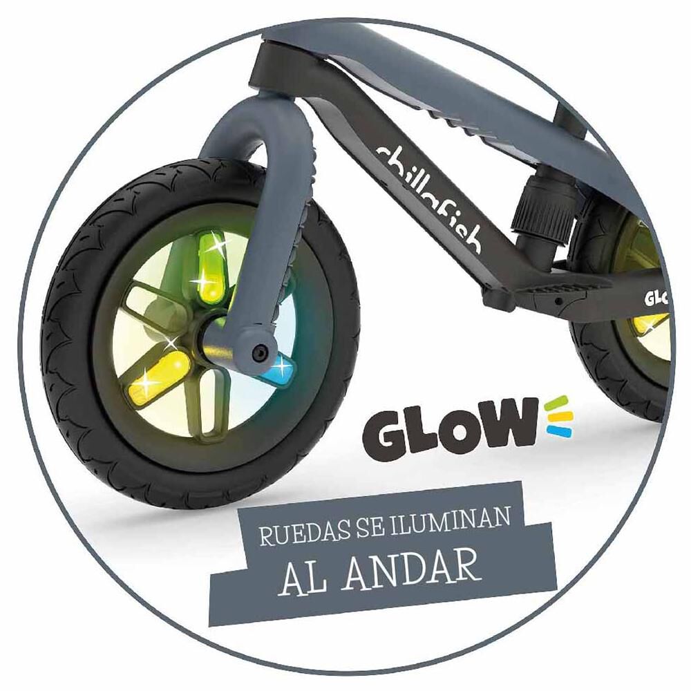 Bicicleta De Aprendizaje Bmxie04 Glow Chillafish / Aro 12