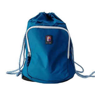 Mochila Saco Deportivo Azul Impermeable Cuerda Ajustable
