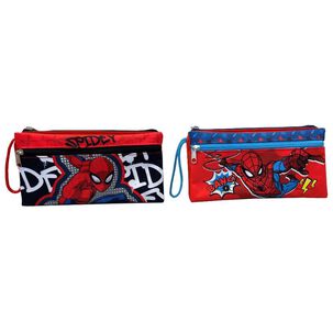 Estuche Doble Cierre Spiderman 2 Diseños
