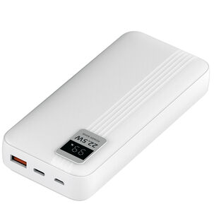Power Bank 20000mah 22.5w + 2 Cables Incluidos Blanco - Ps