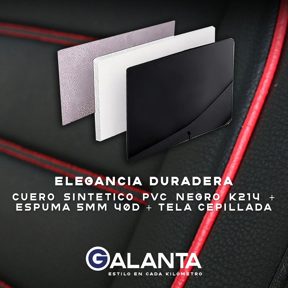 Funda Cubre Asiento Ecocuero Galanta Set 5 Asientos Luxury image number 3.0