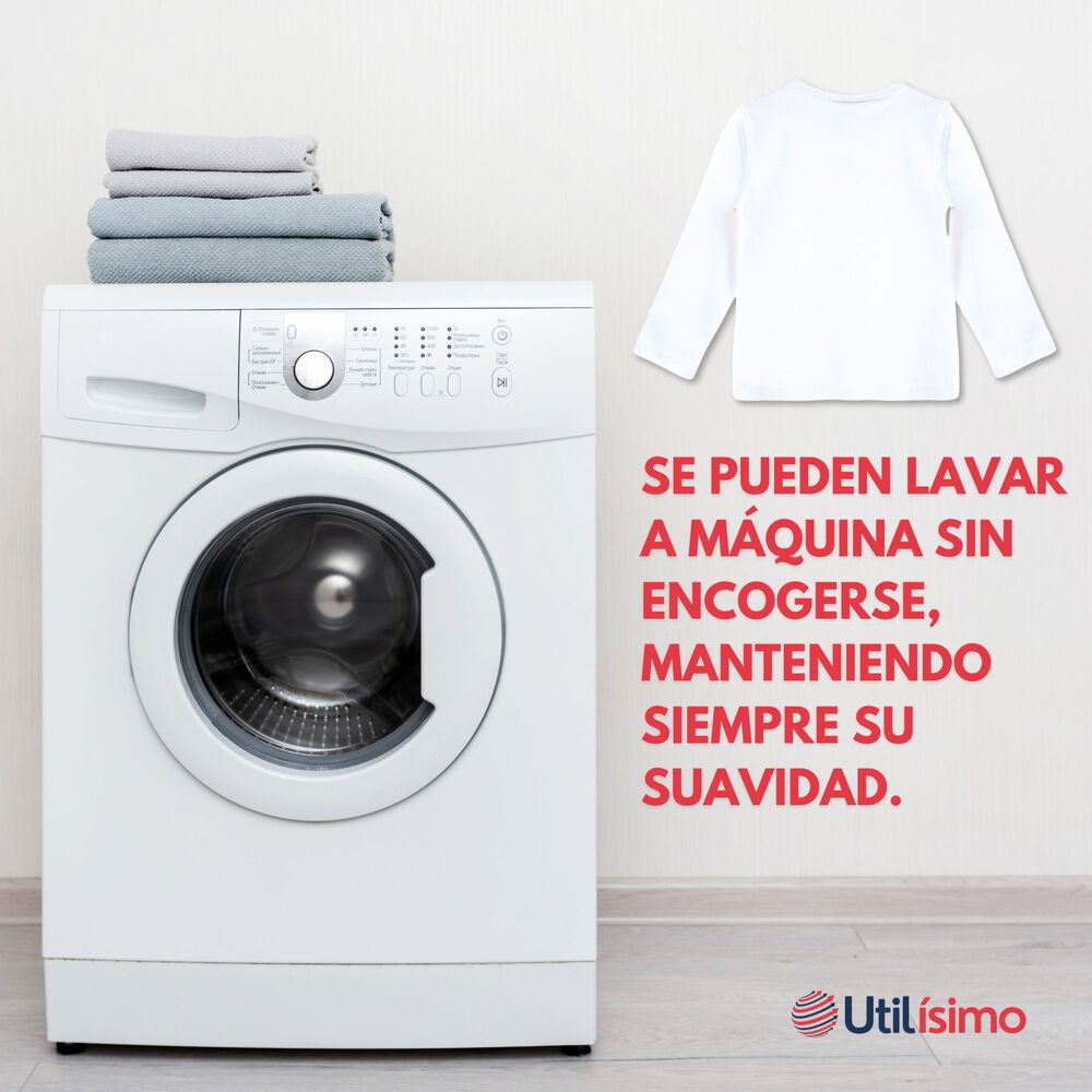 Camiseta Polera Polar De Niña Color Blanco Primera Capa image number 5.0