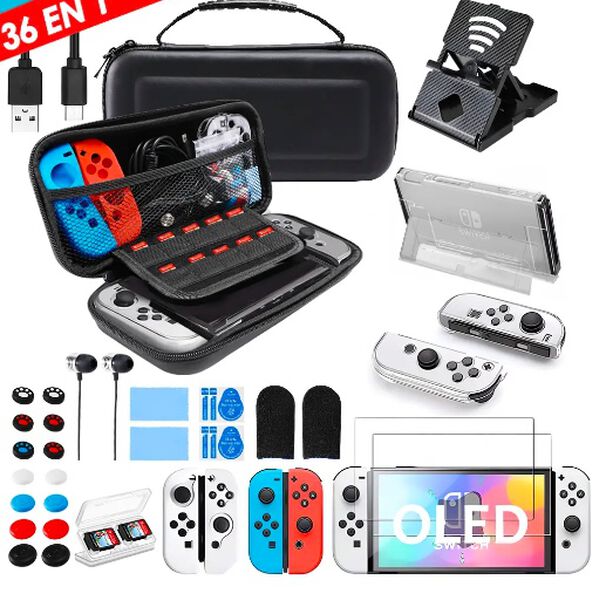 Estuche Para Switch Oled Pack 36 En 1