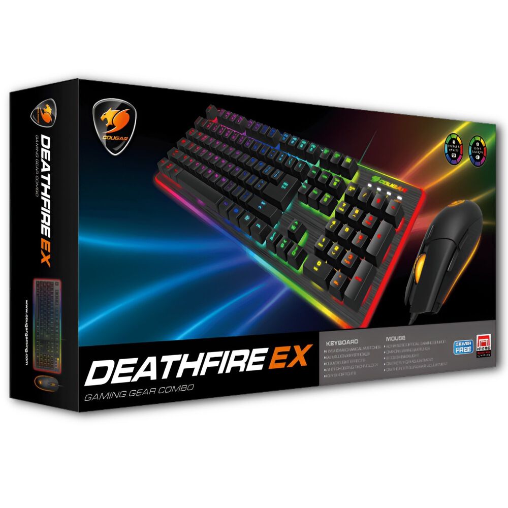 Kit Gamer Mouse Y Teclado Cougar Deathfire Ex Rgb Anti-ghosting image number 0.0