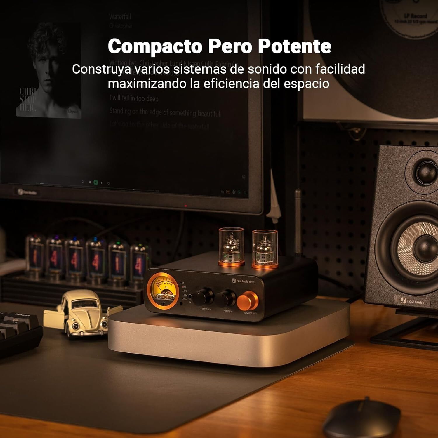 Amplificador Bluetooth Tubos Dac Vu Fosi Audio Mc331 image number 3.0