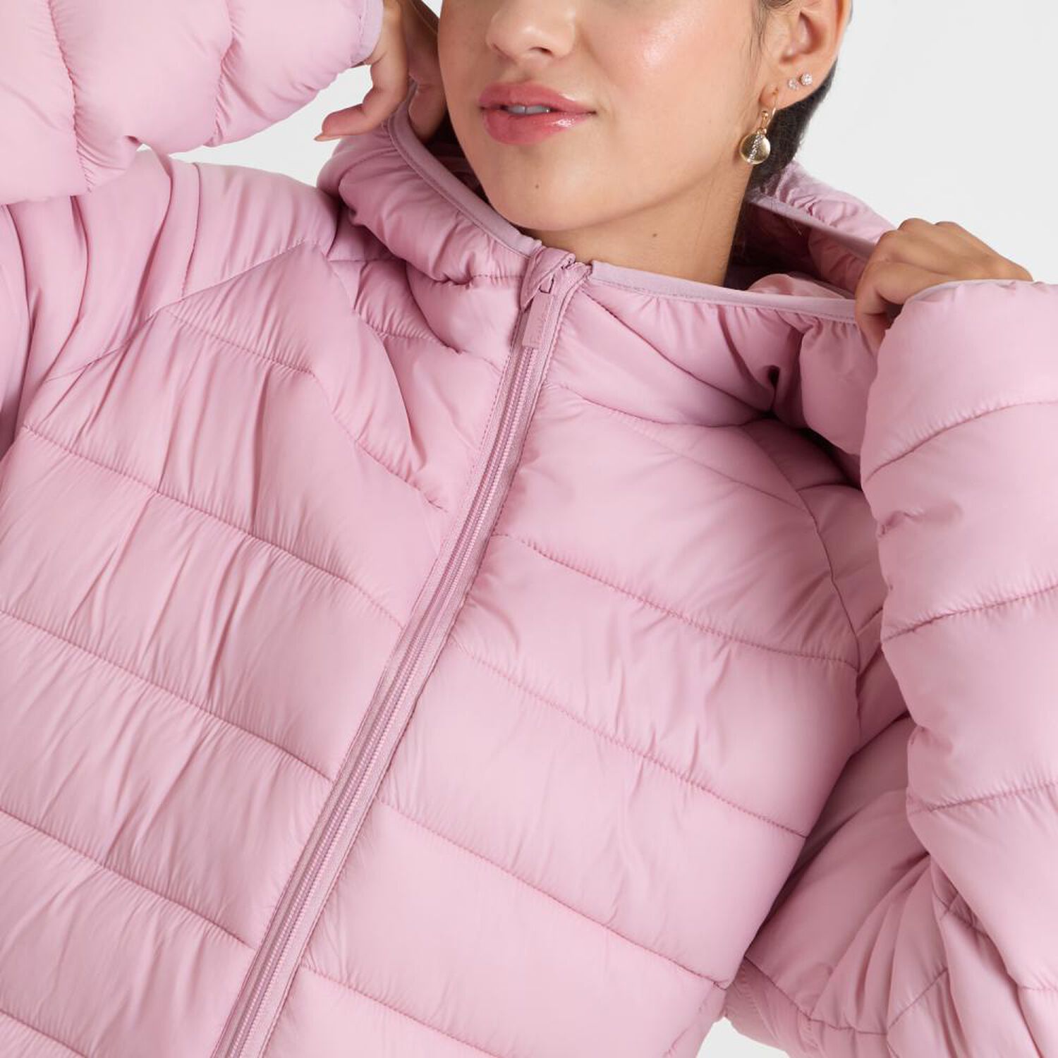 Parka B&aacute;sica Cuello Alto Con Capucha Mujer Freedom image number 4.0