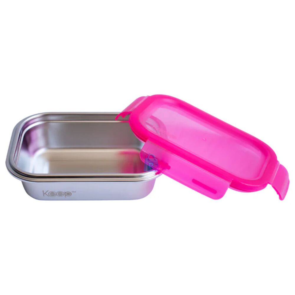 Herm&eacute;tico Keep 650ml Acero + Cubiertos On The Go - Ps image number 2.0
