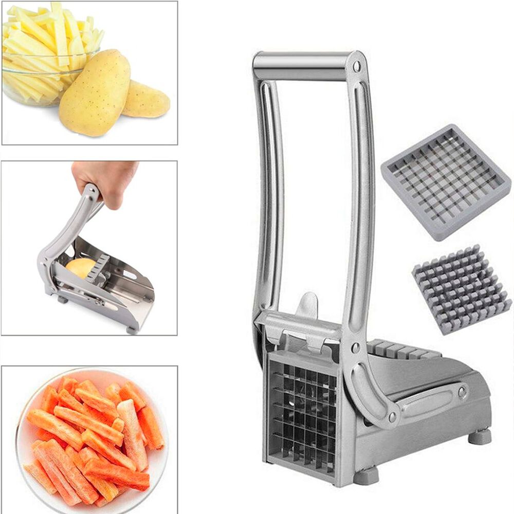 M&aacute;quina Cortadora Manual De Papas Fritas De Acero Inoxidable image number 1.0