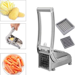 M&aacute;quina Cortadora Manual De Papas Fritas De Acero Inoxidable