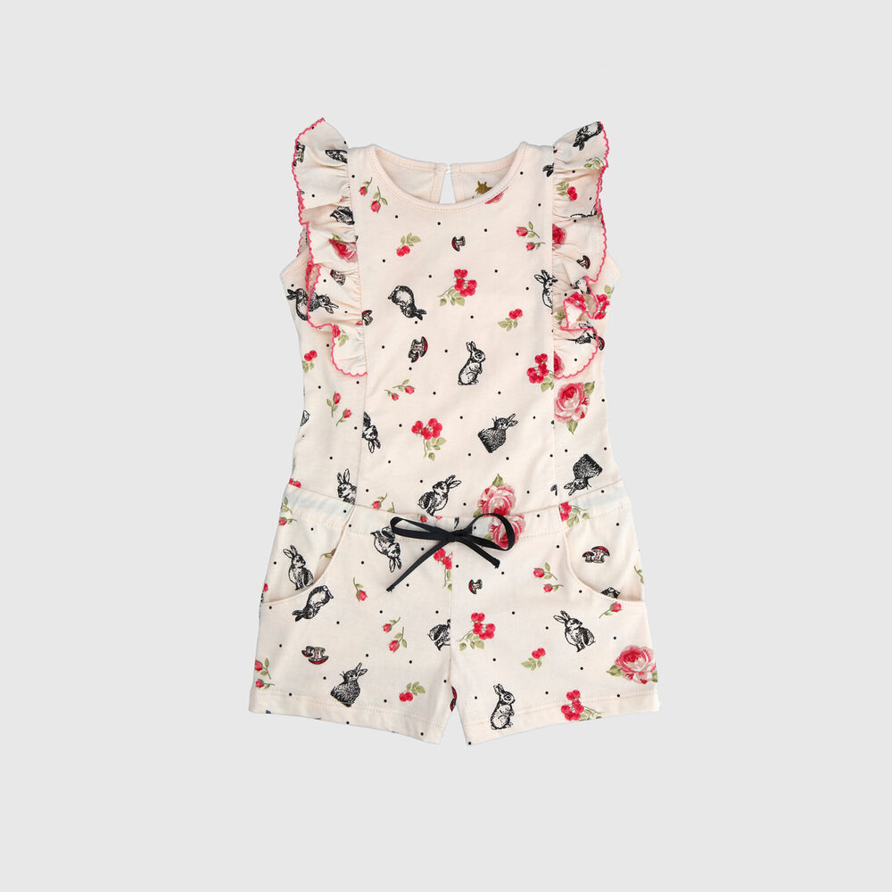 Enterito Beige Con Vuelos Algodón Peruano image number 0.0