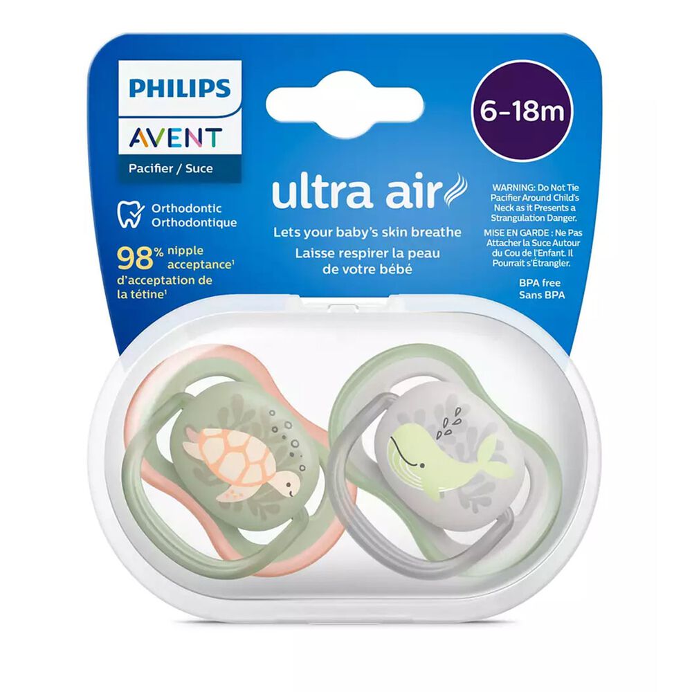 Chupete Philips Avent Ultra Air Scf085/60 X2u 6-18 Meses image number 2.0