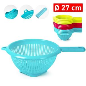 Escurridor De Verduras Xl Con Mango 26,5 Cm Colores Surtidos