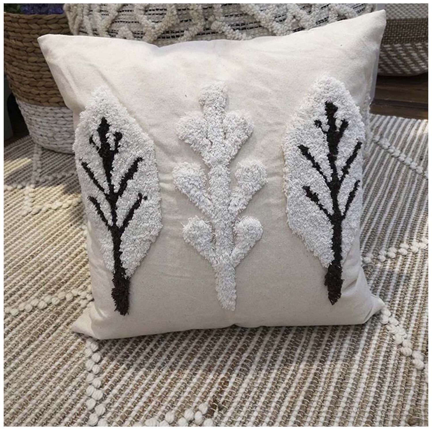 Pack De 02 Fundas De Cojin Dise&ntilde;o Boho 45x45 Cm M24 image number 0.0
