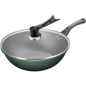 Sartén De Cocina Coccion Antiadherente 30cm Con Tapa