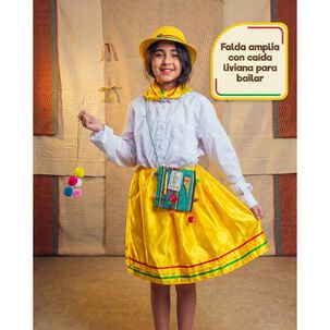 Traje Trote Nortino Completo Para Ni&ntilde;a Y Ni&ntilde;o Carnavalito