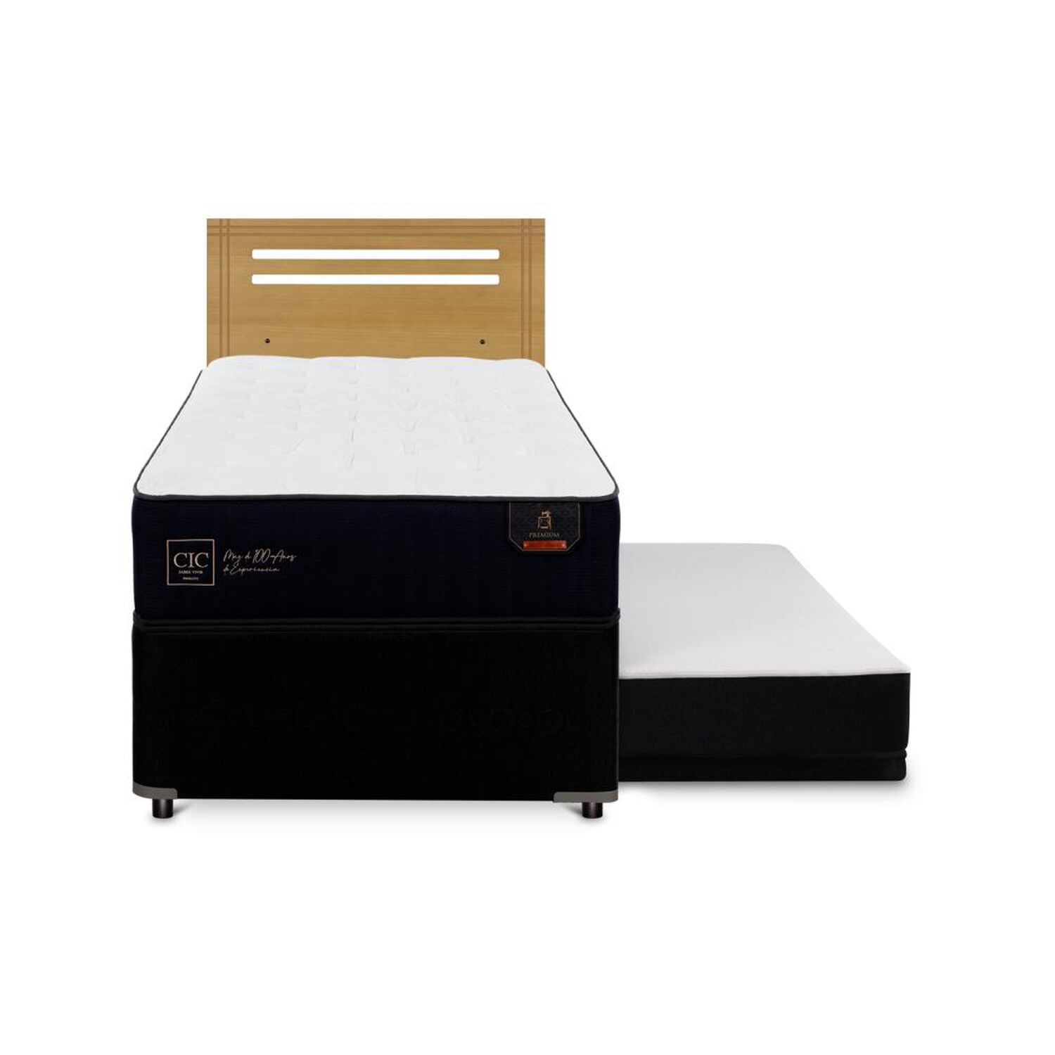 Cama Nido Cic Divan / 1.5 Plazas / Base Funcional + Respaldo image number 0.0