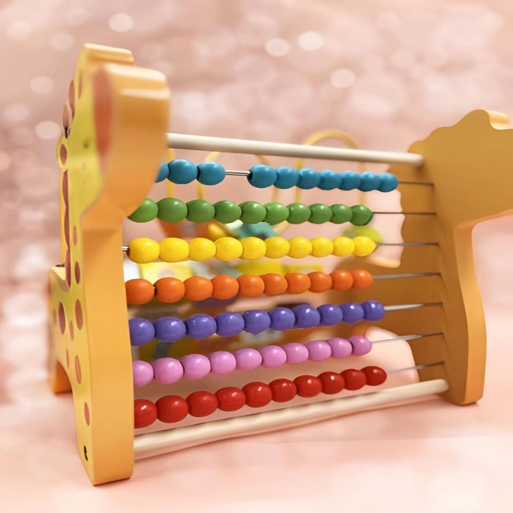 Juego Did&aacute;ctico De Jirafa Abaco Infantil 28n10 image number 4.0