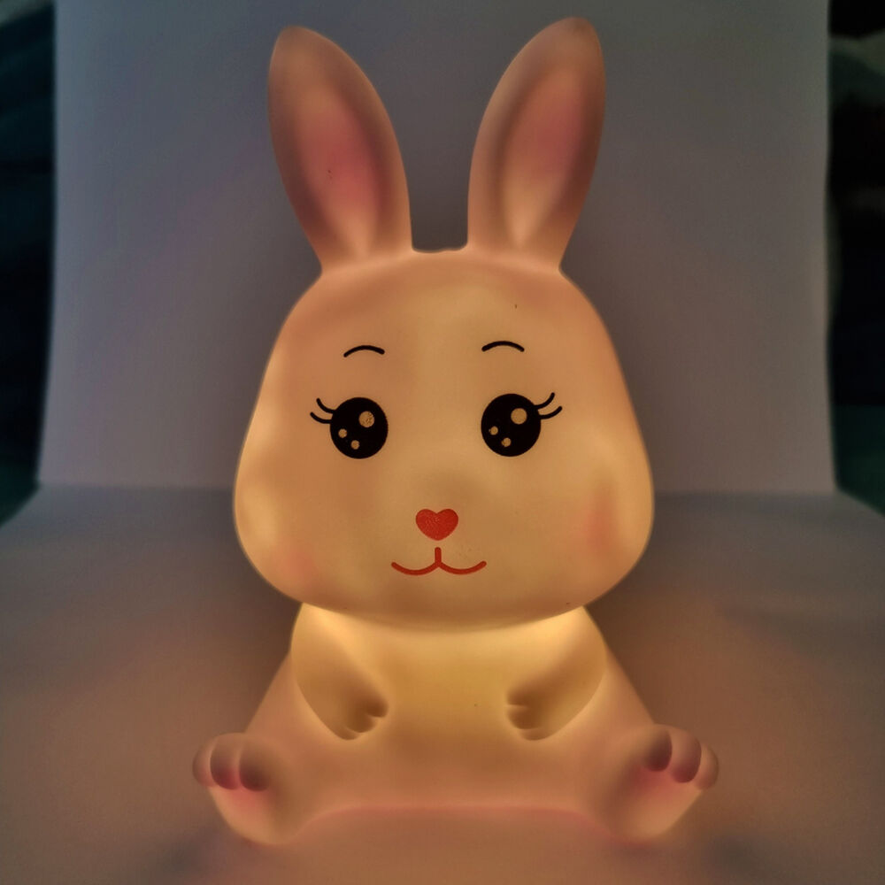 Lampara Mini Led Espanta Cuco Luz Nocturna Niños + Baterias image number 2.0