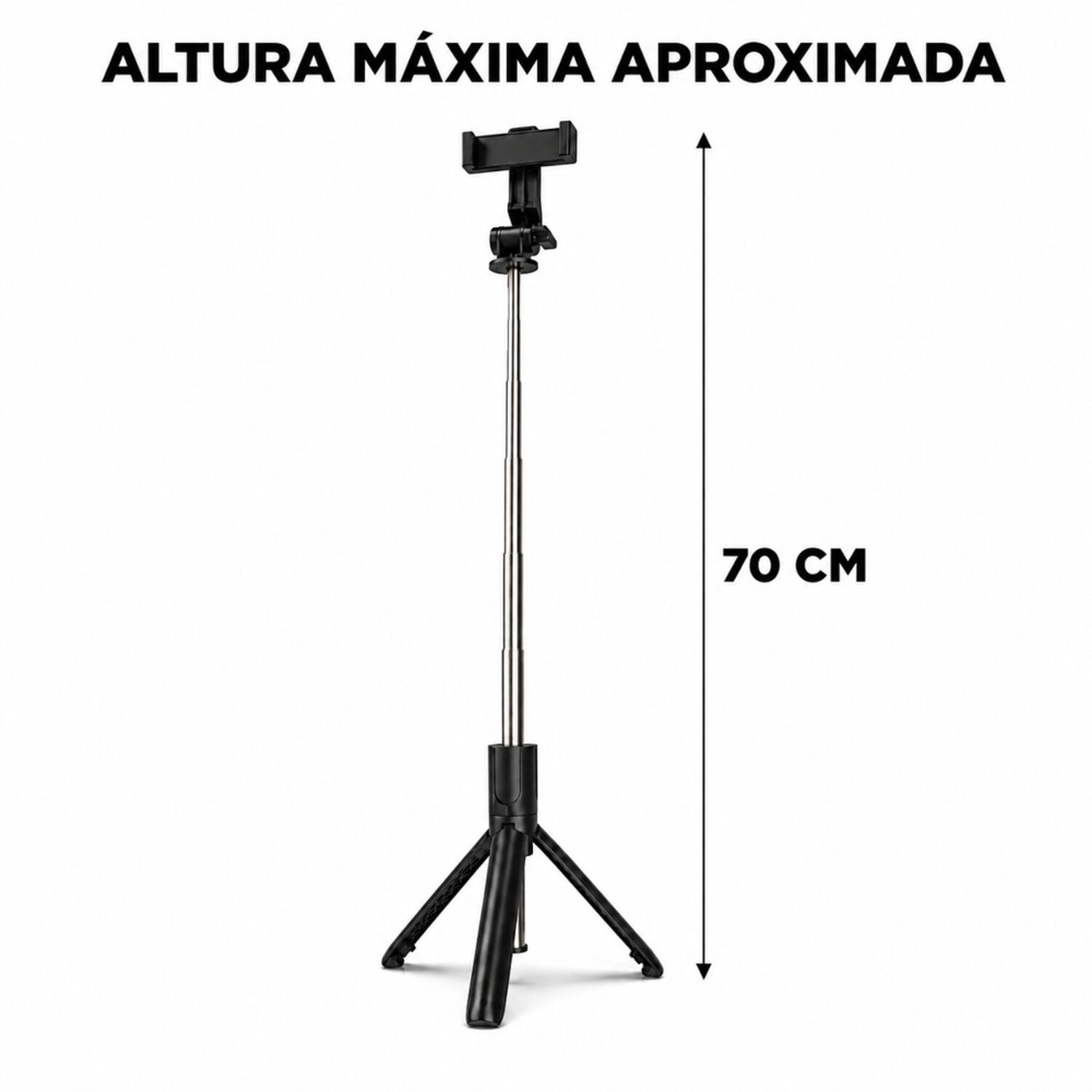Palo Selfie Bluetooth Tr&iacute;pode Extensible 70 Cm image number 2.0