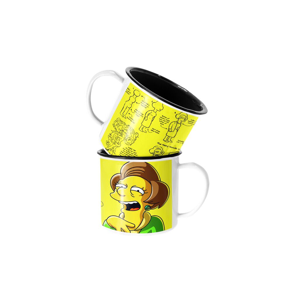 Taza Enlozada Lechera Edna Krabappel Los Simpson Dibujo image number 0.0
