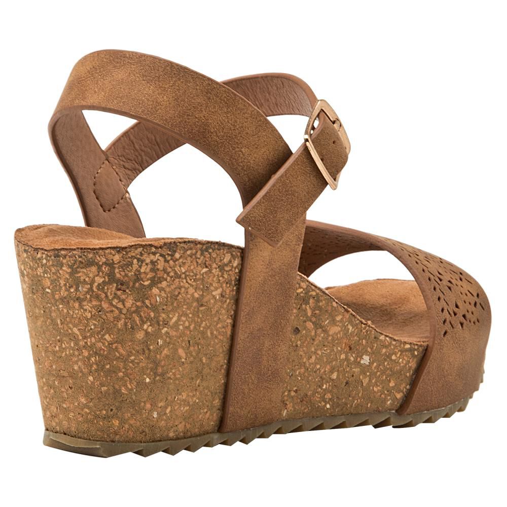 Sandalia Mujer Bruno Rossi Camel image number 4.0