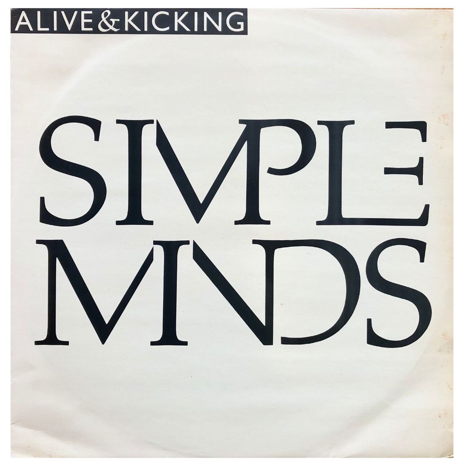 Simple Minds - Alive & Kicking | 12" Maxi Single Usado image number 0.0