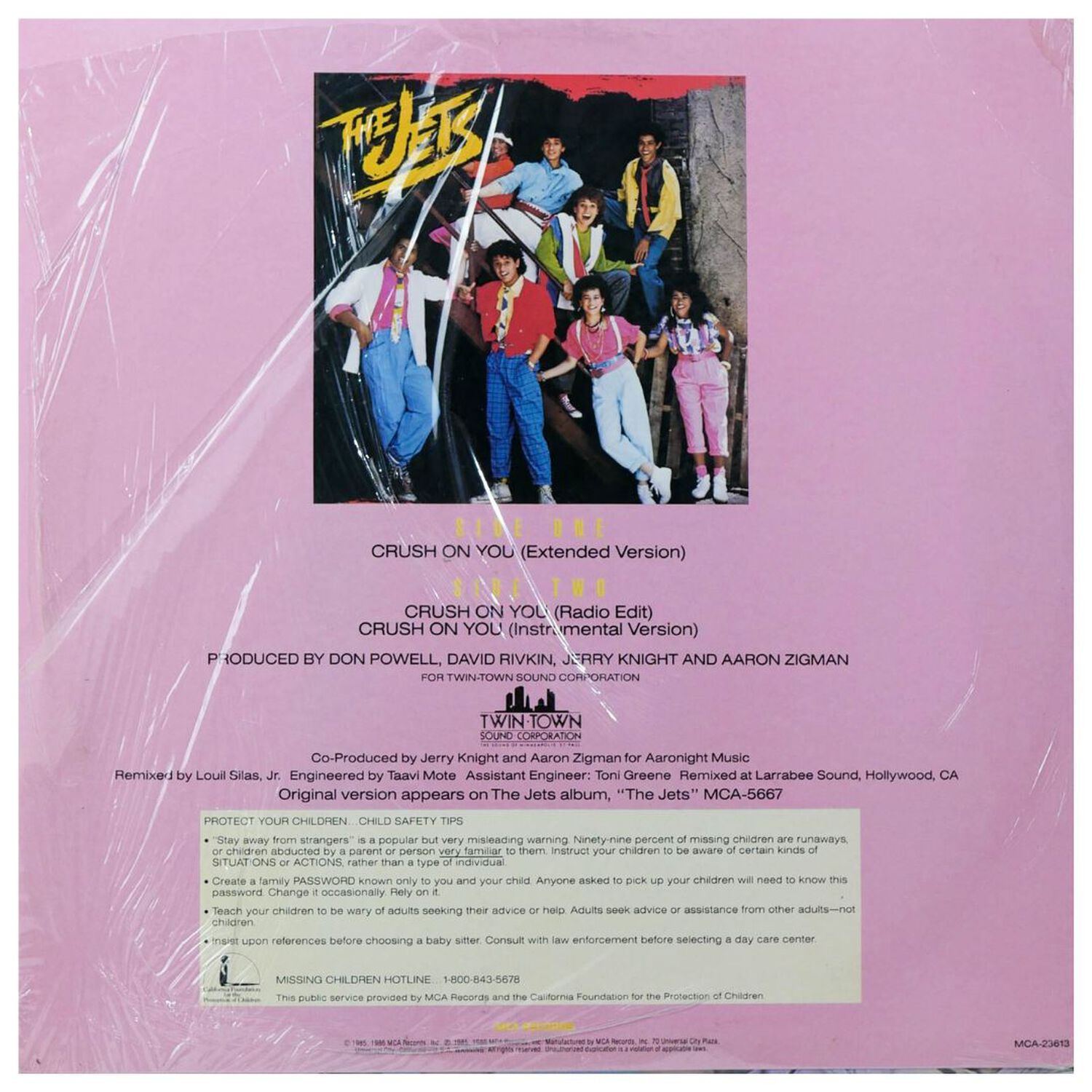 The Jets - Crush On You | 12" Maxi Single Usado image number 1.0