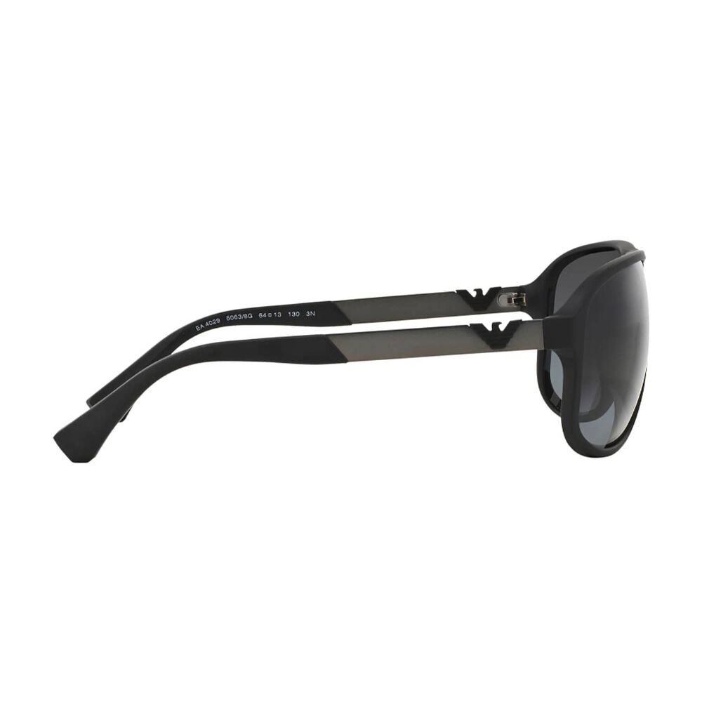 Lentes De Sol Negro Emporio Armani image number 9.0