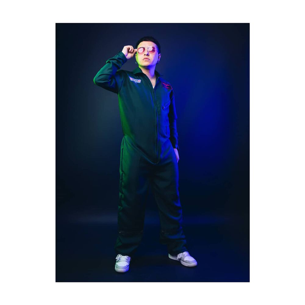 Disfraz De Piloto De Halloween Para Hombre Top Gun Adultos image number 4.0