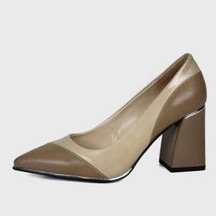 Zapato Cuero Anaelle Beige