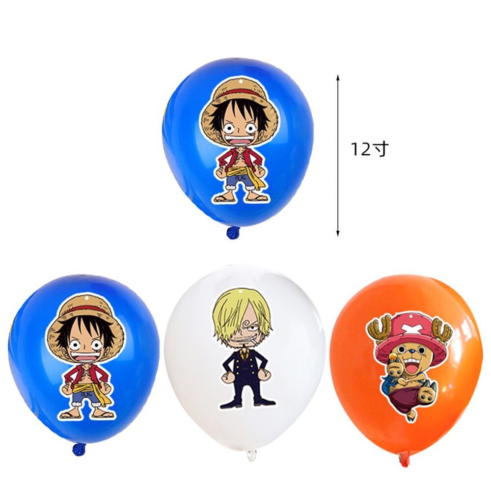 Pack Cumpleaños One Piece Globos Toppers Cinta Y Mas image number 4.0