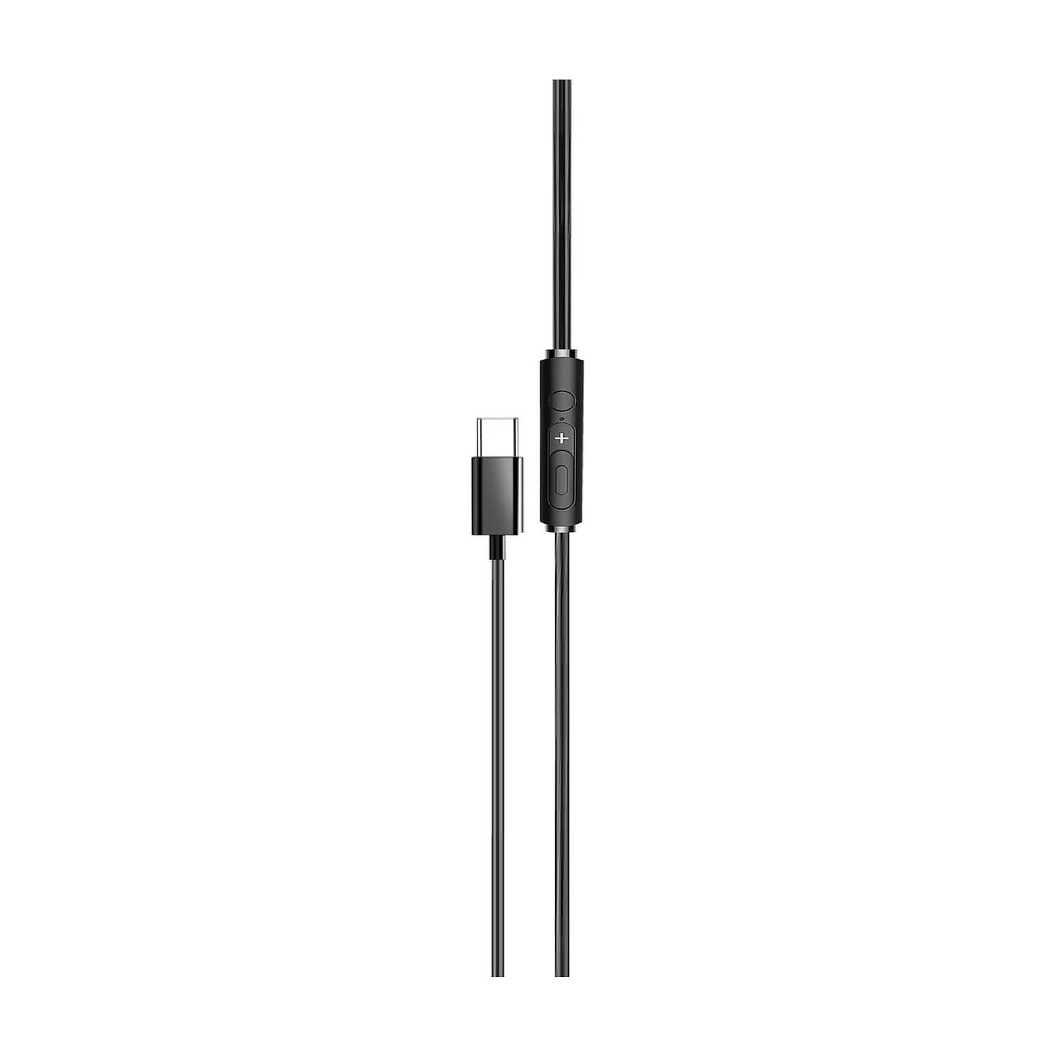 Aud&iacute;fonos Type-c Con Manos Libre Hifi Tecmaster Tm-300517 Bk image number 1.0
