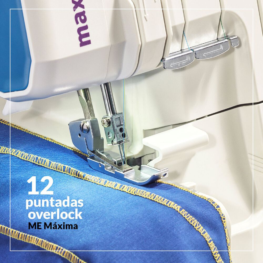Combo Merritt Máquina De Coser Me 9100 + Máquina Overlock Max image number 4.0