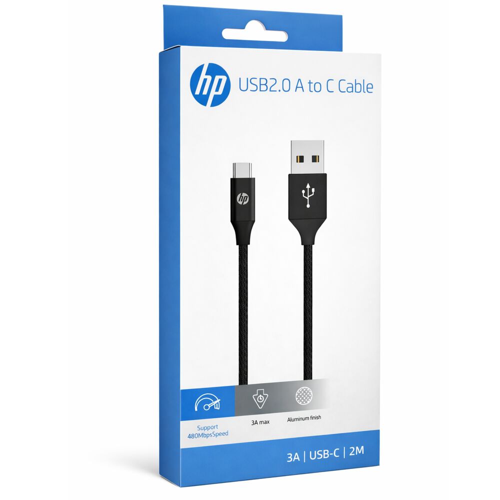 Cable De Datos Hp Usb A Type-c 3a High Power 2mt image number 0.0