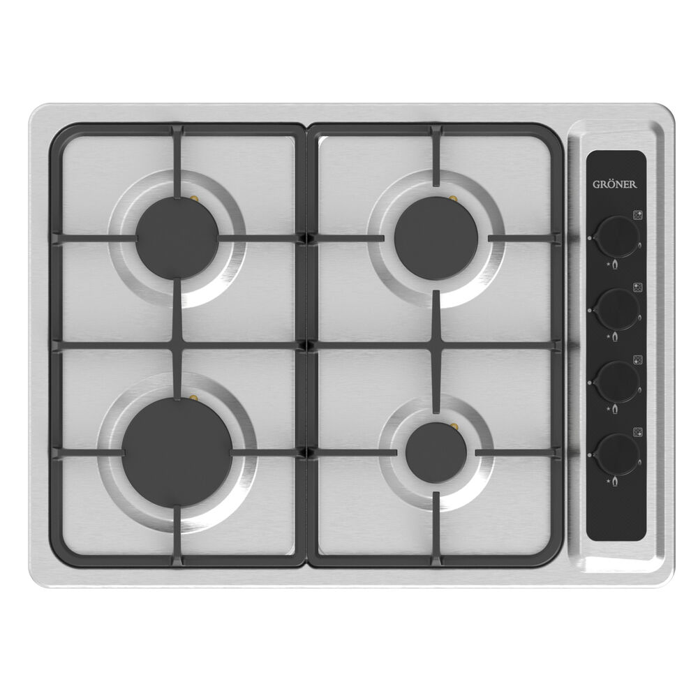 Encimera A Gas Grner Inox 4ql image number 0.0