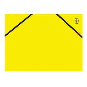 Pack 10 Carpetas Con Solapa Y El&aacute;stico Amarillo Oficio - Ps