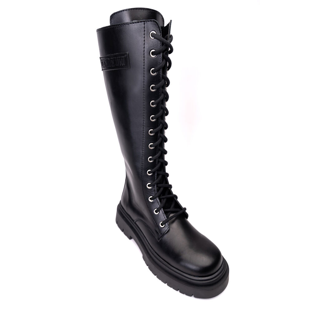 Bota Cuero Daryl Negra Landazuri image number 2.0