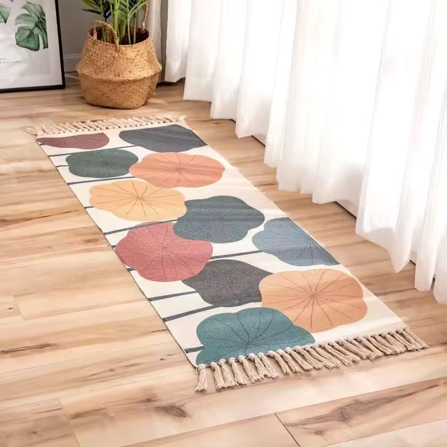 Alfombra - Piecera Kilim De Estilo Etnico 60x180 Cm image number 2.0