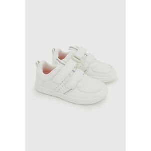 Zapatilla Zapato Escolar Blanca Colloky