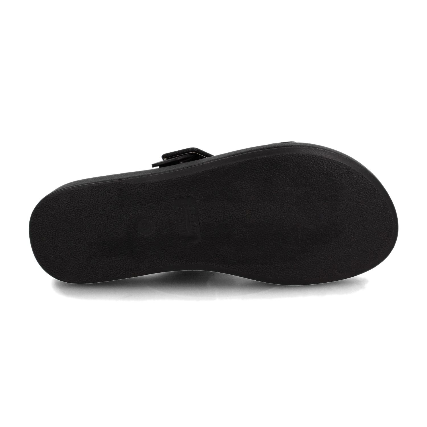 Sandalia Mujer Bata Curissay Negro image number 4.0
