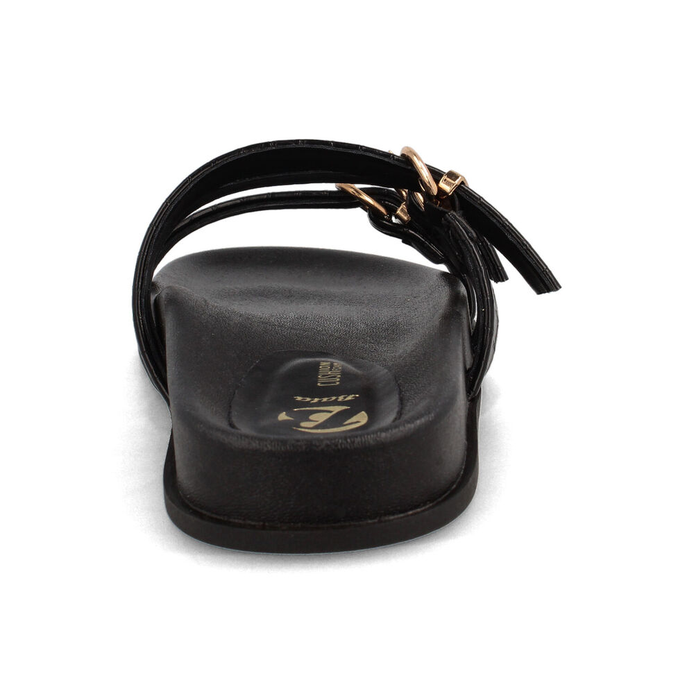 Sandalia Mujer Bata Licia Negro image number 2.0