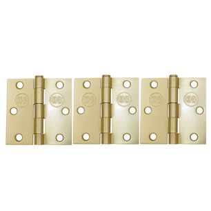 Pack 3 Bisagras Acero Odis 3&rdquo;&times;3&rdquo;&times;2,0mm - Bronce