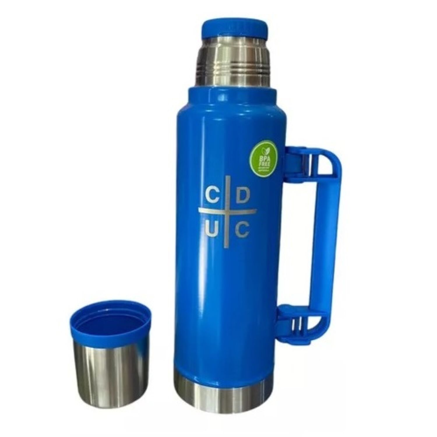 Termo U Catolica 1,5 Litros Doble Pared Acero Inoxidable image number 0.0