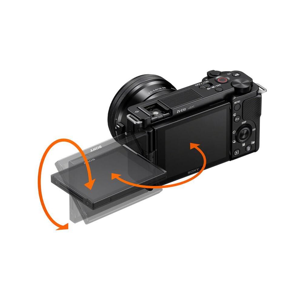 Cámara Semiprofesional Sony ZV-E10K/BQ E / 4k UHD, foto 4