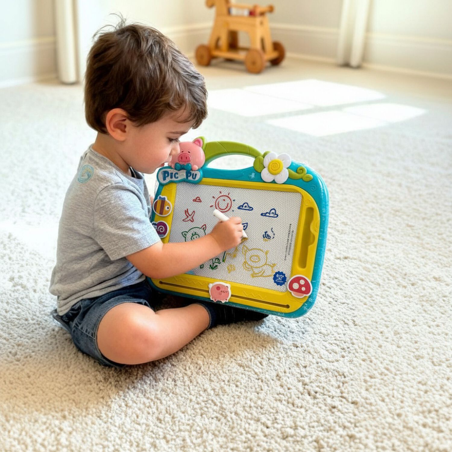 Pizarra Magica Magn&eacute;tica Borrable Para Ni&ntilde;os Ni&ntilde;as Divertida image number 5.0