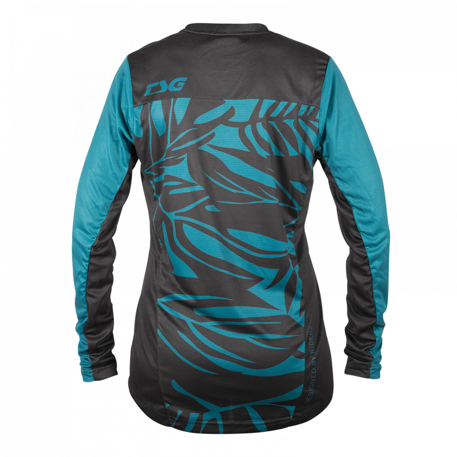 Jersey Tsg Manga Larga Mujer Floral Ocean Depths Negro image number 1.0